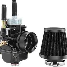 PHBG 17mm 19mm 21mm Racing Carburetor black carb with air intake for Dellorto PHBG DIO JOG 50cc 90cc BWS100 for Puch Yamaha Zuma (21mm)-picture-19