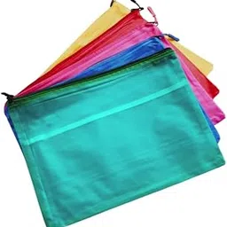 mishk Multipurpose Storage Zipper Pouch| Stationary, Pen Pencil, Makeup, Passport/Passbook/Chequebook, Medicine, Hygiene Pouch (Pack of 4)-picture-13