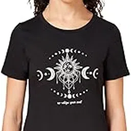 ajile by pantaloons Women's Printed-Graphic Regular Fit T-Shirt-picture-25