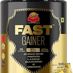 Sap Nutrition Fast Gainer | 35g Protein | Weight Gainer | Lean Gainer | Muscle Gainer | Pre workout Supplements | Fast Recovery (Kulfi, 3kg)-picture-18