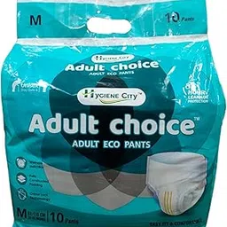 Adult Choice Adult Diaper Eco Pant Style Diaper Medium 10Pc-picture-15