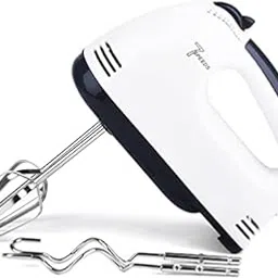 PIPALIYA Electric Hand Mixer 260 Watt, Lightweight Handheld Mixer, Egg Cream Food Beater, hand blender, 7-speed,with two Balloon Whisks, two Dough Hooks/ egg beater-image-41