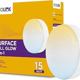 EcoLink 3in1 15W LED Ceiling Light | Scene Switch Full Glow Surface Light for Home & Hall | Tunable White, Pack of 1-image-29