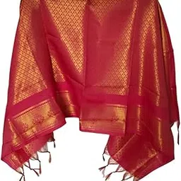jocose essentials Honour Shawls 2 mtr (Pink)-picture-29