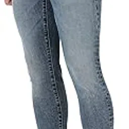 everblue Men Solid Stretchable Blue Tapered Slim Fit Heavy Fade Midrise Jeans-picture-51