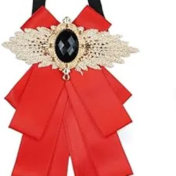 Victorian Style Ribbon Pre Tied Bow Tie For Men-image-93