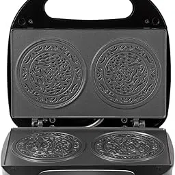 MYADDICTION Waffle Cone Maker Homemade DIY Egg Roll Pan for Cake Shop Restaurant Kitchen-image-19