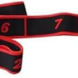 Enakshi (LABEL) Creations 2xAdults 8 Loops Latin Yoga Stretching Strap Gym Dance Resistance Band Red-picture-46