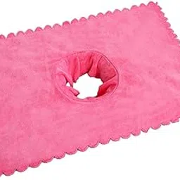 HEAVENGLOW Massage Table Sheet Covers with Face Hole Satin Strip Soft for Massage Bed Pink | Linens & Covers | Massage-picture-13