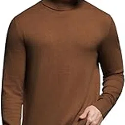jack & jones Men's Cotton Blend Casual High Neck Sweater-picture-40