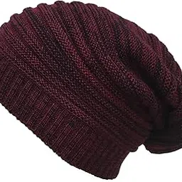 Gajraj Unisex Acrylic Beanie Cap (Pack of 1)-image-0