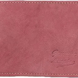 leorbix Men's Wallet Stylish Genuine Leather Wallets for Men Latest Gents Purse Coin Pocket, Hidden Pockets with Card Holder Compartment (Pink)-picture-21