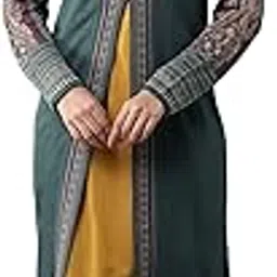 w for woman Rifle Green Front Open Cardigan image 1