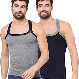 sporto Mens Round Neck Solid Gym Vest Super Soft Cotton Combo Pack-picture-29