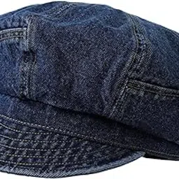ecomistiq ECOMISTIQ® Flat Cap Versatile Retro Newsboy Hat for Outdoor Activities Camping Shopping Dark Blue|Clothing, Shoes & Accessories |Womens Accessories|Hats-picture-27