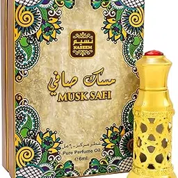 Naseem Musk Safi Concentrated Perfume Oil Alcohol Free With Composition Of Musk Amber Sandalwood Long Lasting Arabian Fragrance Oil For Men & Women, 6 Millilitres-picture-52