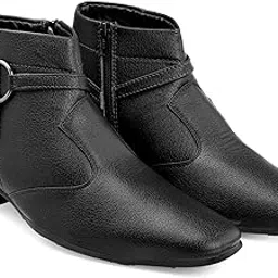 bxxy Men's 5.08 CM Heel Height Increasing Casual Formal Slipon Boot and Ring Ankle Boot-picture-13