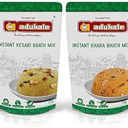 adukale Khara Bhath Mix and Kesari Bhath Mix, 250g (Combo of 2)-picture-22
