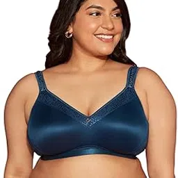 nykd Women's Satin Wireless Minimiser Bra image 1