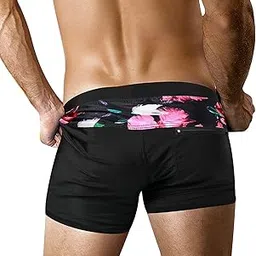 yayay Swimwear Swimming Shorts Trunk,Men's Swim Trunks Animal Print Sexy Fashion Zipper Shorts Beach Pocket Swimsuit-picture-12