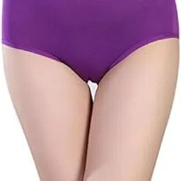 Womens Menstrual Period Leakproof Briefs Smooth Panties Purple XL-image-49