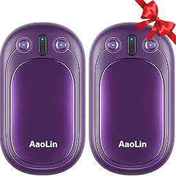 AI Hand Warmers Rechargeable, AaoLin 2 Pack Electric Hand Warmers Reusable, 12Hrs Long Heating, Portable Pocket Handwarmer Great Gift for Outdoors, Camping, Golf, Hunting Gear-picture-29