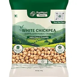 FarMart Pantry White Chickpea Jumbo (500g) | Premium & Unpolished | Protein-Rich & Nutritious-picture-30