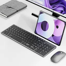 EWEADN K936 Wired Keyboard and Mouse Set for Mac-Gray-picture-14