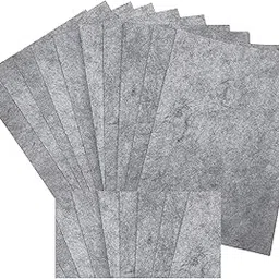 OON Art & Craft Sheet A3 Grey Color 10 Pieces Felt Sheet for Kids & Decoration-picture-63