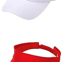 enakshi (label) Tennis Caps White+Red|Clothing, Shoes & Accessories | Womens Accessories | Hats-picture-25