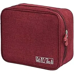 styleys Toiletry Bag for Women/Men Travel Organiser (Maroon - S11017)-picture-15