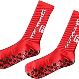 Sports Socks Non Slip Grip Pads Soccer Socks for Running Yoga Gym Basketball Red|Clothing Shoes & Accessories | Mens Clothing | Socks-image-87