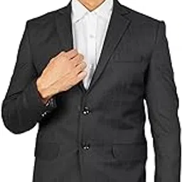 wintage Mens Poly Viscose Black Blazer-picture-21