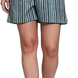 ravaiyaa - attitude is everything Women Printed Regular Fit Cotton Shorts | Soft & Lightweight Fabric | Elastic Waist for Comfort | Stylish Casual & Lounge Wear-picture-49