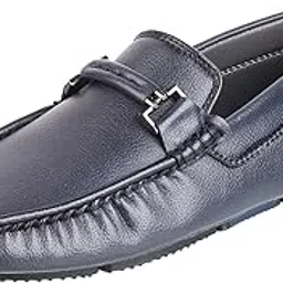 metro Men's Faux Leather Stylish Penny Loafer Shoes-picture-53
