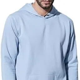 moyzikh Unisex Solid Hoodie Sweatshirt-picture-10