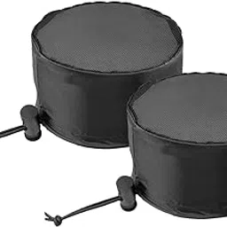 LOOM TREE® 2X Grow Tents Vent Cover Dustproof Accs for Indoor Greenhouse Plant Growth 4Inch Black | Outdoor Sports | Camping & Hiking | Tents & Canopies | Tent & Canopy Accessories-image-3