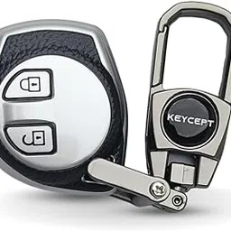 Keycept™ Leather Key Cover Suitable with Swift|Ertiga|Baleno|WagonR|Brezza|Scross|Celerio|Fronx|XL6|Ciaz|Alto K10|S Presso|Ignis|Grand Vitara|Dzire|Jimny 2B Remote Key.-image-43