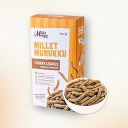 Millet Maagic Meal Curry Leaves Murukku – 100g (Pack of 2) | Crispy & Tasty Millet Chakli | Traditional South Indian Snack | Gluten-Free Namkeen | No Palm Oil | Made with Cold-Pressed Oil-picture-22