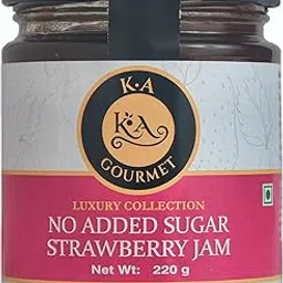 KA Gourmet No Added Sugar Strawberry Jam – 220g | Loved by Karen Anand | No Added Colours or Flavours – 220g-picture-19