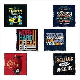 Kaseeda Gifts Decorationr Motivational Quotes Magnet - Inspirational Quotes Magnets (Black) | Fridge Magnets Refrigerator Stylish | Fridge Magnet-picture-60