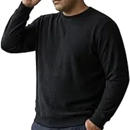 Men Plus Size Sweatshirt | Cotton Knitted Winter Wear-image-37