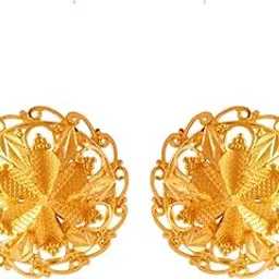 p.c. chandra jewellers 22k (916) Yellow Gold Stud Earrings for Women-picture-43
