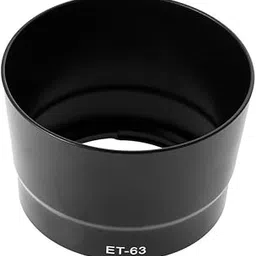 Hanumex® ET63 Lens Hood for Canon EF-S 55-250mm f/4-5.6 is STM Lens - Precision Engineered Black Lens Hood for Enhanced Photography and Lens Protection-image-44