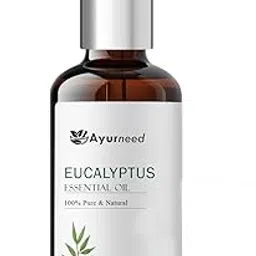 Ayurneed 100% Pure Eucalyptus Essential Oil - For Hair Growth and Steam Inhalation, Premium - Ideal for Diffusers, Massage, and Skincare - 30ml-picture-21