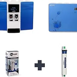 Bepure Annual Filter Change Kit + RO Membrane for Bepure 4G and BLU Under Sink Model with Alkaline Cartridge image 1