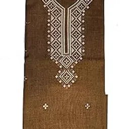 sprha Woolen Embroided Beige Kashmiri Salwar Suit Dress material overall 5 meter length-picture-49