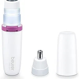 Beurer Face Mini Hair Remover HL16, Electric Facial Hair Removal for Women, Quick & Gentle, Finishing Touch for Upper Lips, Chin & Cheeks, Ideal for On-The-Go, with Smart white light, White Color-image-61