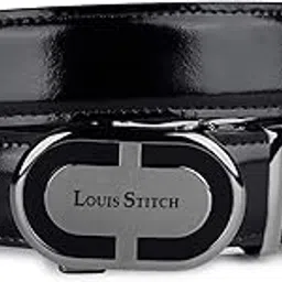 louis stitch Premium VT Leather Men's Auto Lock Belt | No Holes Belts for Men | Leather Belt for Gents (LSBE-SY-ALJB)-picture-51
