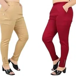 Women's Combo Pack Trendy Two Pocket Stretchable Jeggings-picture-49